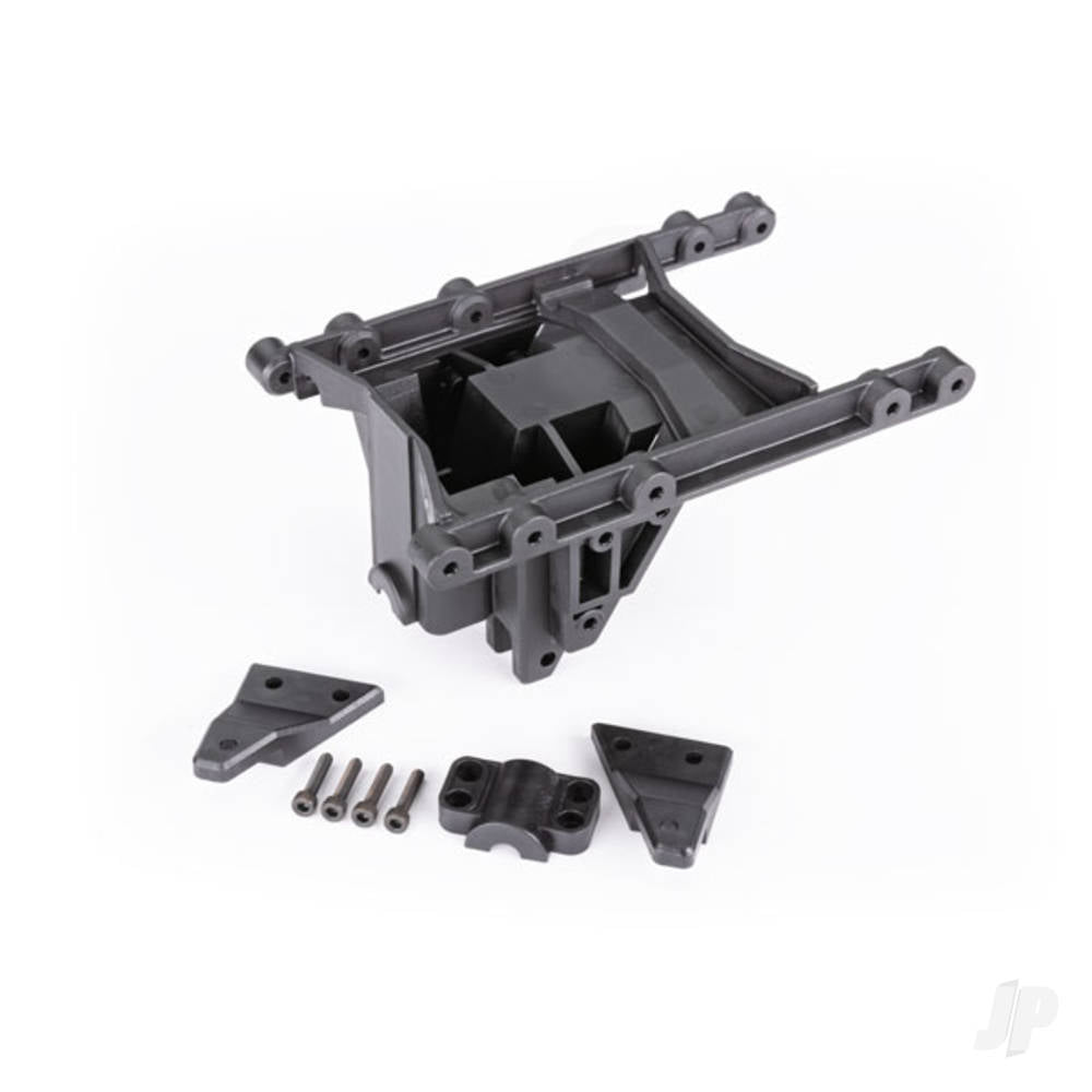 Traxxas Suspension mount, intermediate, TRX-6 (1)/ bearing cap (1)/ suspension link mounts (left & right)/ 2.5x12 CS (4) TRX8833