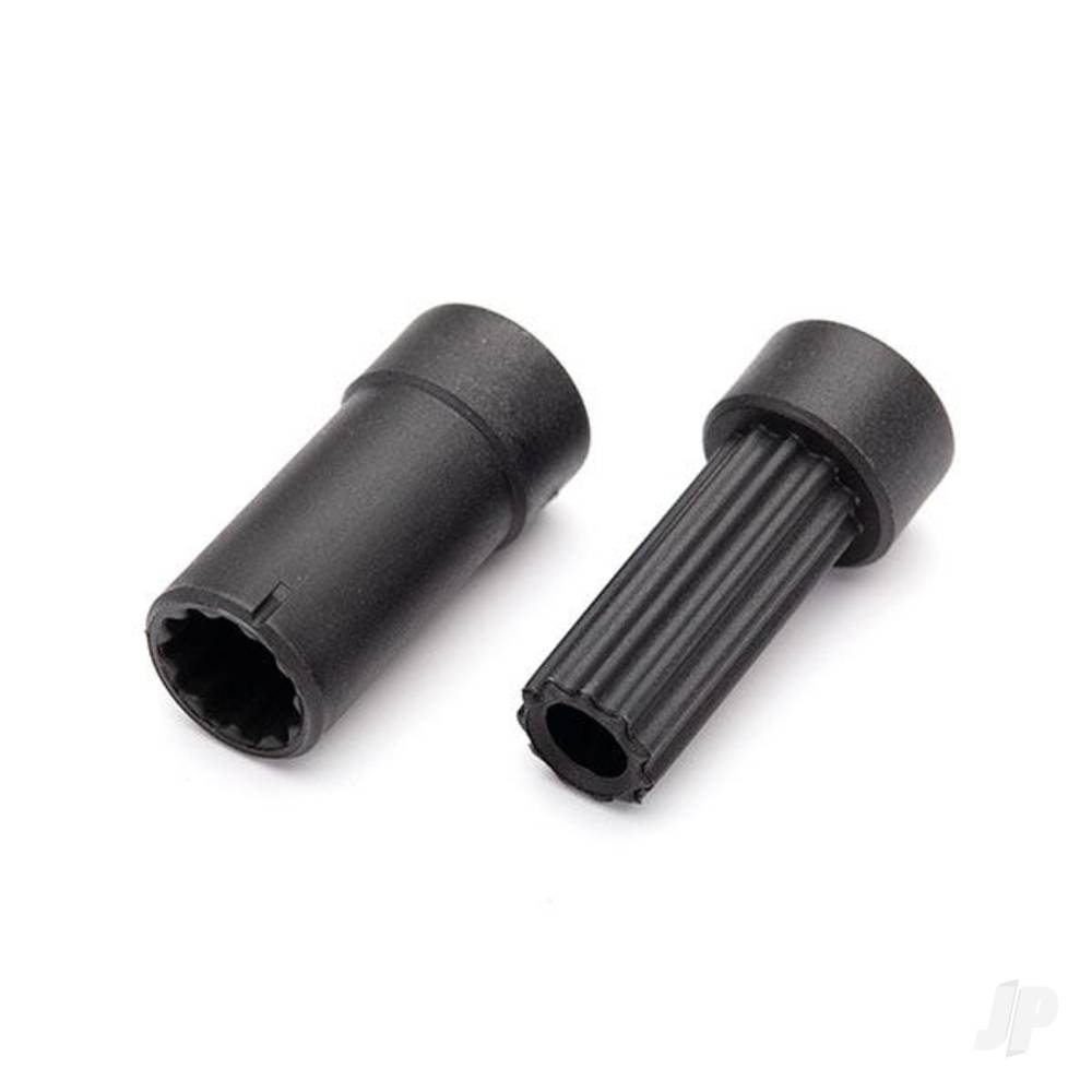 Traxxas Half shafts, Center (internal splined, extra Short (1pc) / external splined, extra Short (1pc)) (plastic parts only) TRX8850