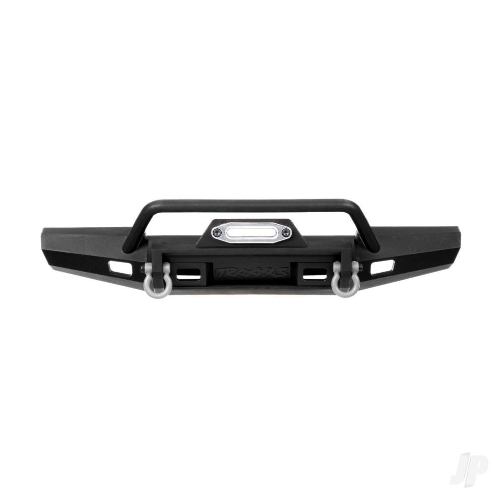 Traxxas Bumper, front, winch, narrow (includes bumper mount, D-Rings, fairlead, hardware) (fits TRX-4 Land Rover Defender and Tactical Unit with 8855 winch) (200mm wide) TRX8865