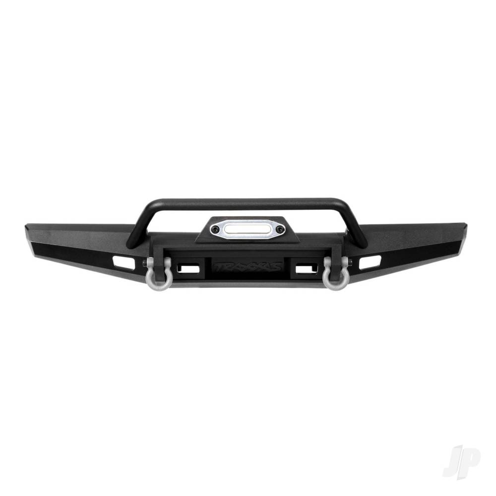 Traxxas Bumper, front, winch, wide (includes bumper mount, D-Rings, fairlead, hardware) (fits TRX-4 1969-1972 Blazer with 8855 winch) (227mm wide) TRX8869