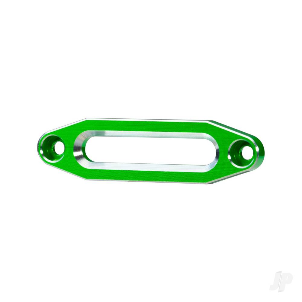 Traxxas Fairlead, winch, aluminium (green-anodised) (use with front bumpers #8865, 8866, 8867, 8869, or 9224) TRX8870G