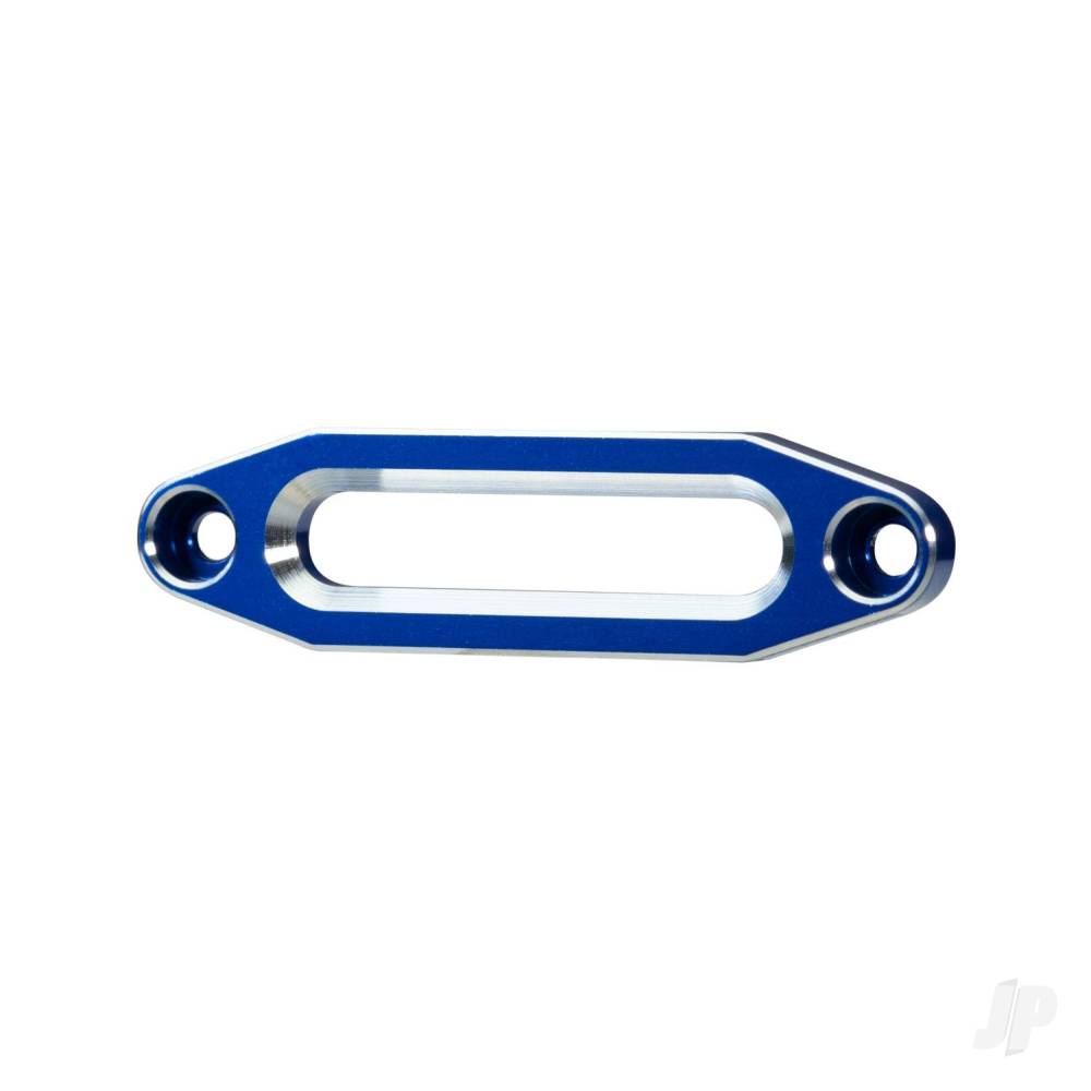 Traxxas Fairlead, winch, aluminium (blue-anodised) (use with front bumpers #8865, 8866, 8867, 8869, or 9224) TRX8870X