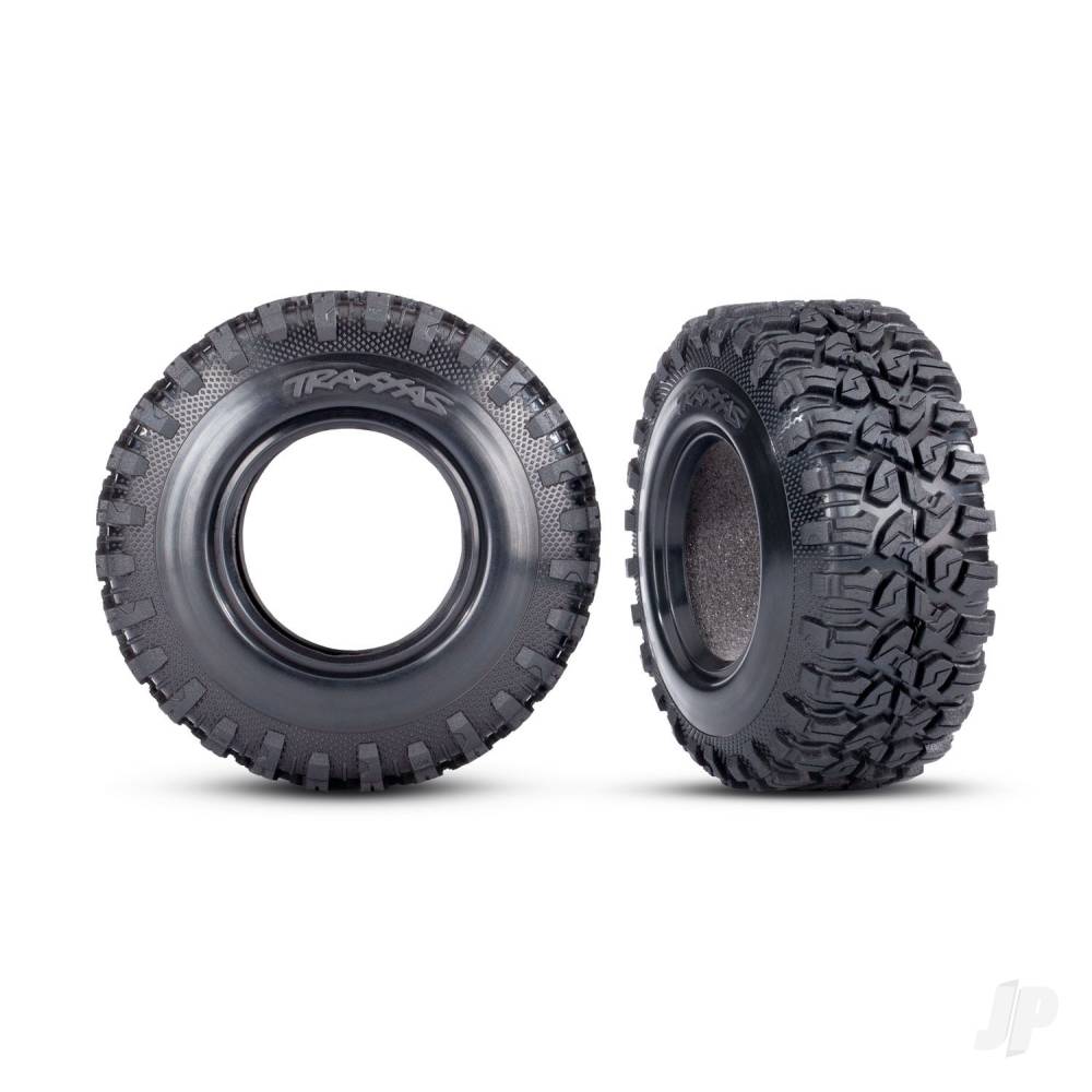 Traxxas Tyres, Canyon RT 4.6x2.2&#39;/ foam inserts (2pcs) (wide) (requires 2. - TRX8871 Main