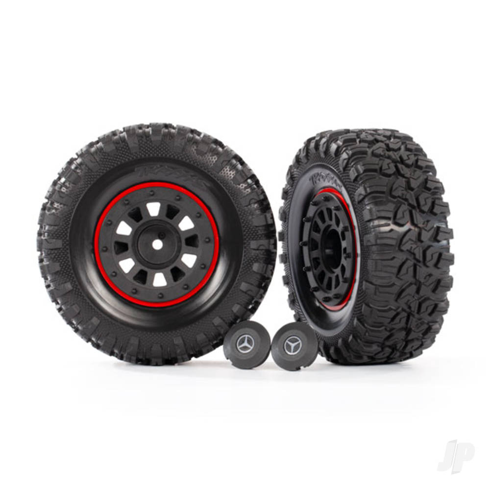 Traxxas Tyres and Wheels, Assembled Glued 2.2in Tyres (2 pcs) TRX8874