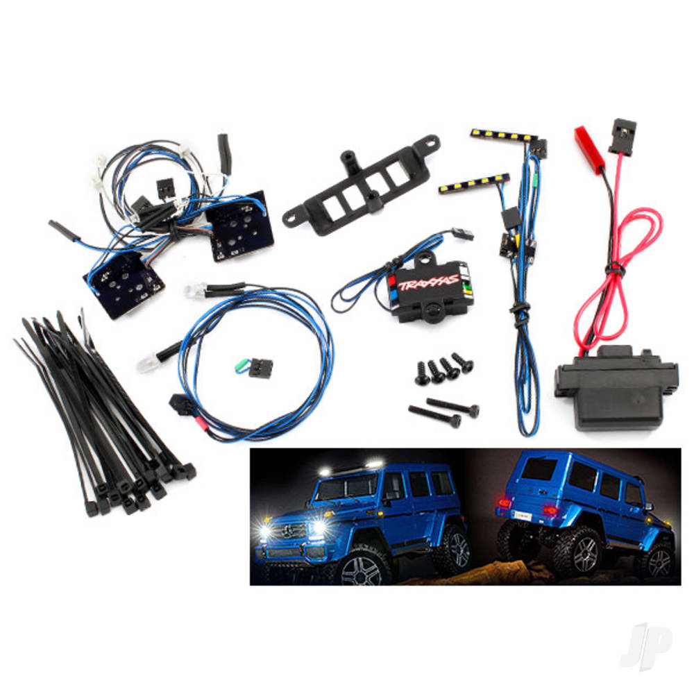 Traxxas LED light Set, complete with power supply (contains headlights, ta - TRX8898 1