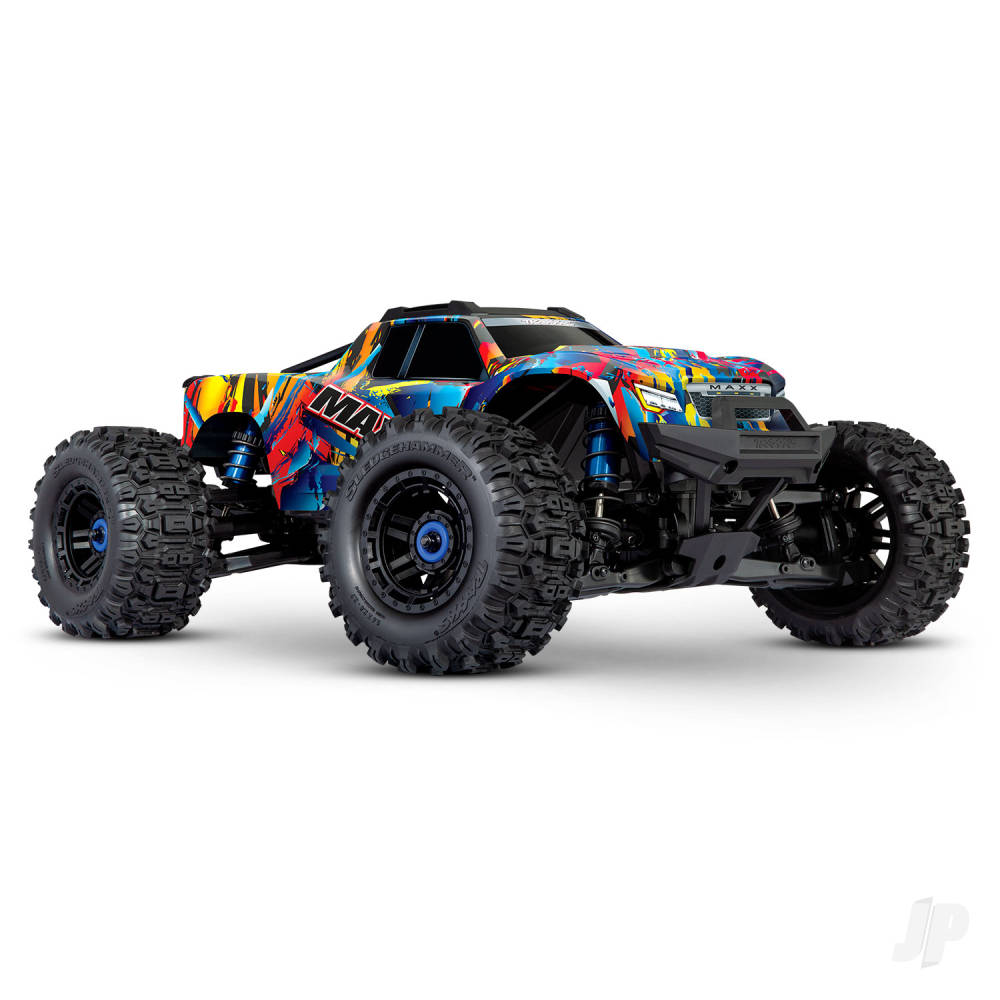 Traxxas Rock-n-Roll Maxx 1/10 4X4 Brushless Electric RTR Monster Truck (+ TQi 2-ch, TSM, VXL-4S, Velineon 540XL, WideMaxx) TRX89086-4-RNR