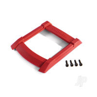 Traxxas Skid plate, roof (Body) (Red) / 3x12mm CS (4 pcs) TRX8917R