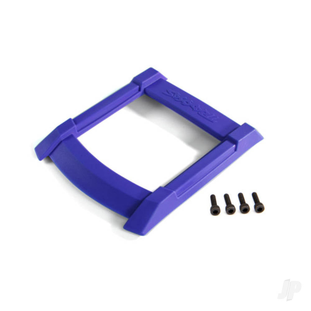 Traxxas Skid plate, roof (Body) (Blue) / 3x12mm CS (4 pcs) TRX8917X