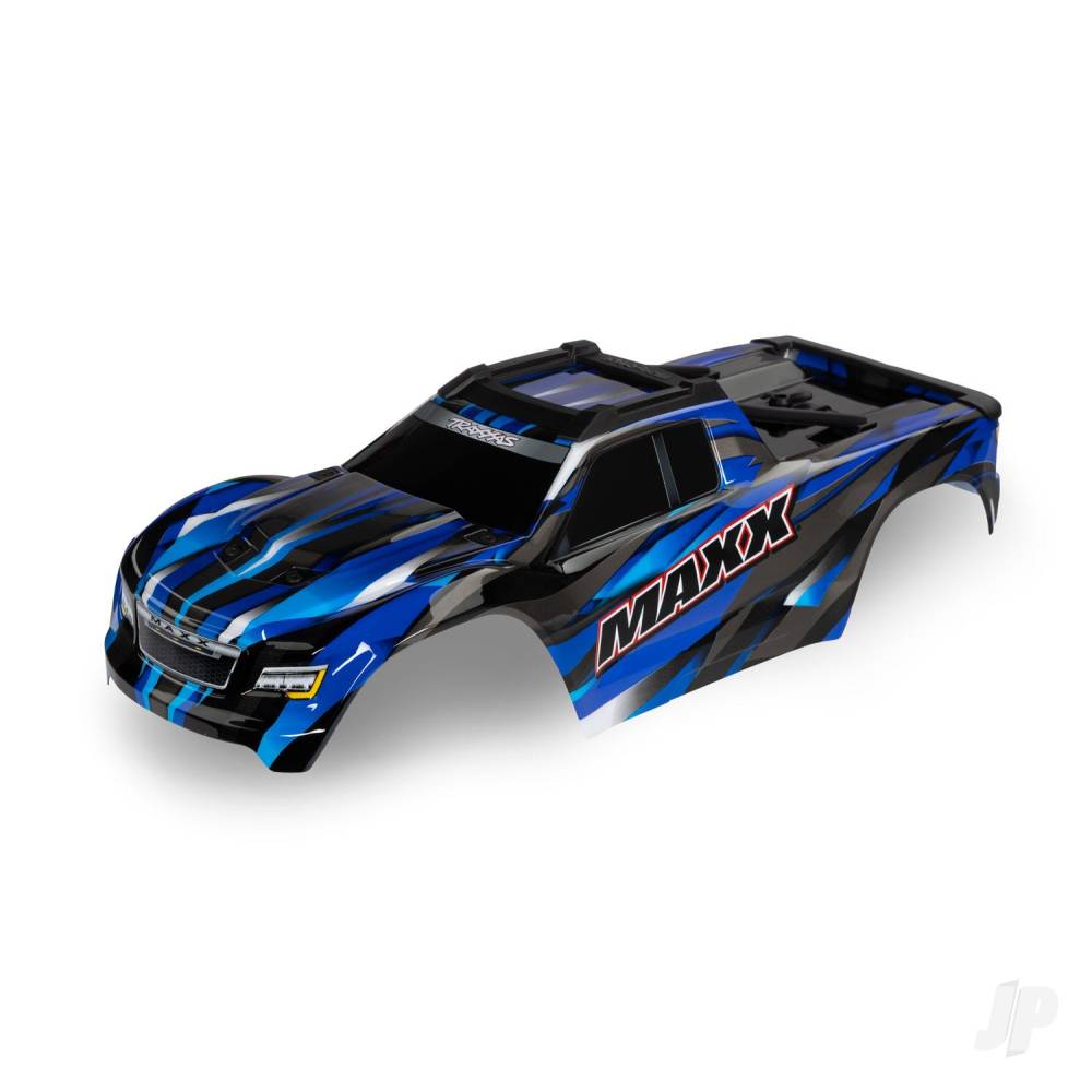 Traxxas Body, Maxx, blue (painted, decals applied) (fits Maxx with extended chassis (352mm wheelbase)) TRX8918A