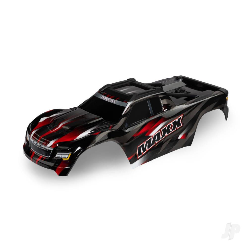 Traxxas Body, Maxx, red (painted, decals applied) (fits Maxx with extended chassis (352mm wheelbase)) TRX8918R