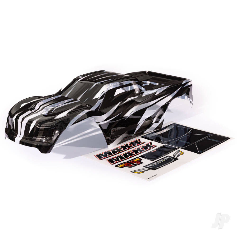 Traxxas Body, Maxx, ProGraphix (graphics are printed, requires paint & final color application)/ decal sheet (fits Maxx with extended chassis (352mm wheelbase)) TRX8918X