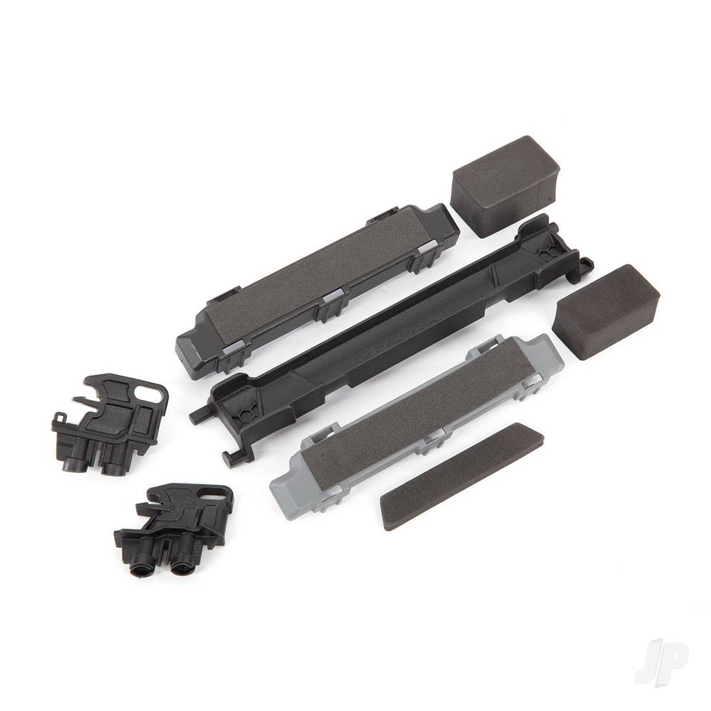 Traxxas Battery hold-down/ mounts (front & rear)/ battery compartment spacers/ foam pads (fits Maxx with extended chassis (352mm wheelbase)) TRX8919R