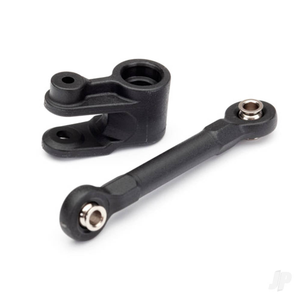 Traxxas Servo horn, steering / linkage, steering (46mm, assembled with pivot balls) TRX8947