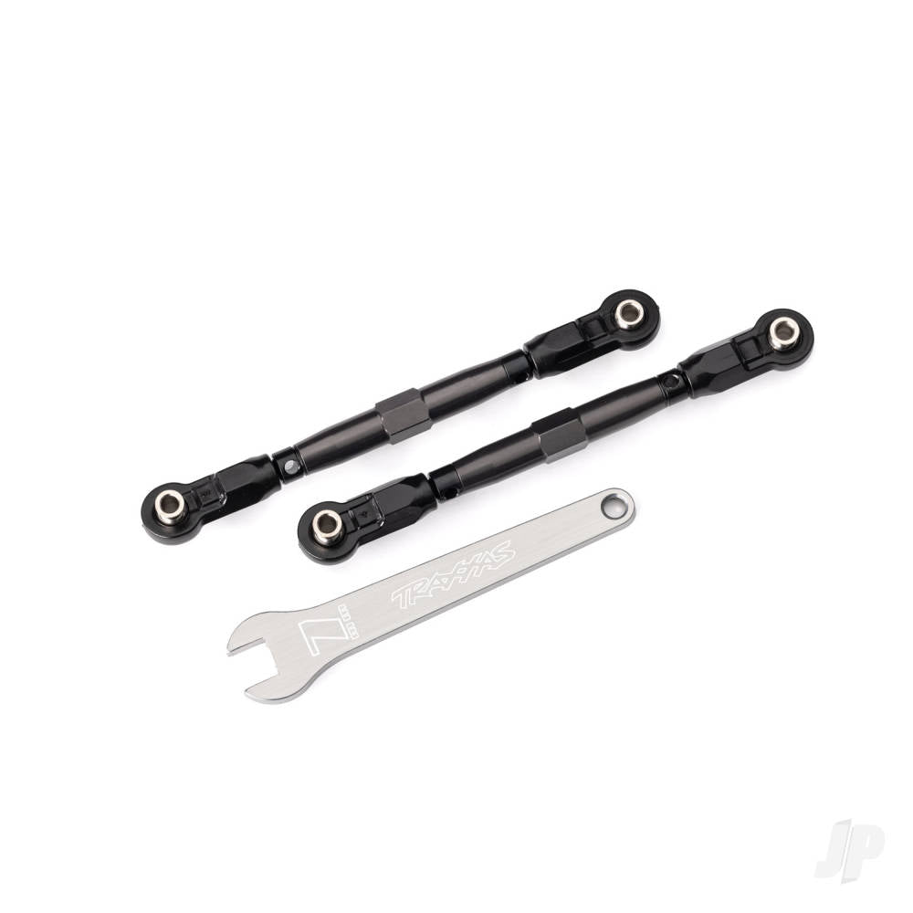 Traxxas Toe links, front (TUBES gray-anodised, 7075-T6 aluminium, stronger than titanium) (88mm) (2)/ rod ends, rear (4)/ rod ends, front (4)/ aluminium wrench (1) TRX8948-GRAY