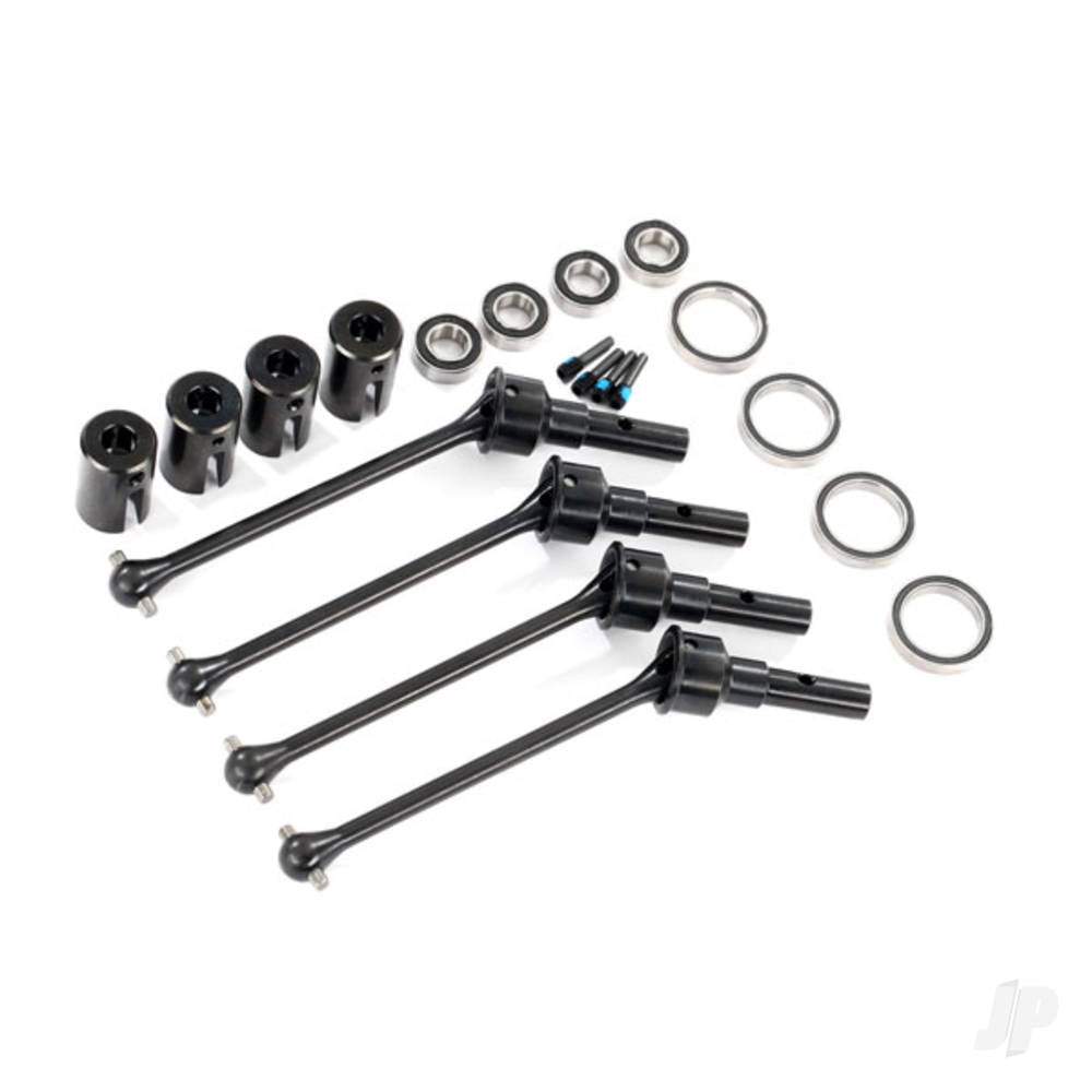 Traxxas Driveshafts, Steel constant-velocity (assembled), Front or Rear (4 pcs) (#8654, 8654G, or 8654R and #7758, 7758G, or 7758R requiRed for a complete Set) TRX8950X