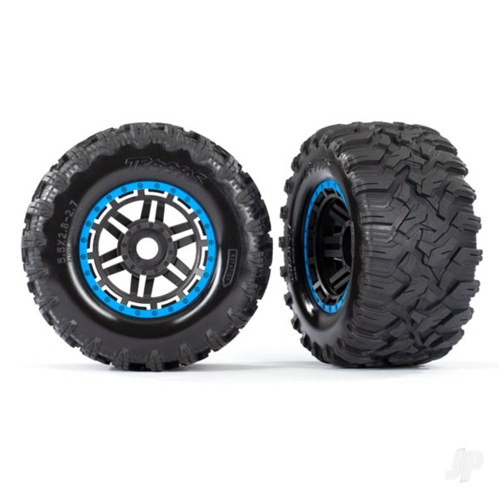 Traxxas Tyres and Wheels, Assembled Glued Maxx MT Tyres (2 pcs) TRX8972A