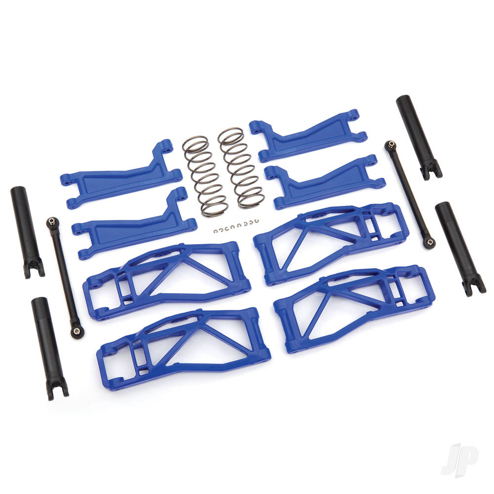 Traxxas Suspension kit, WideMaxx, Blue (includes Front & Rear suspension arms, Front toe links, Rear shock springs) TRX8995X