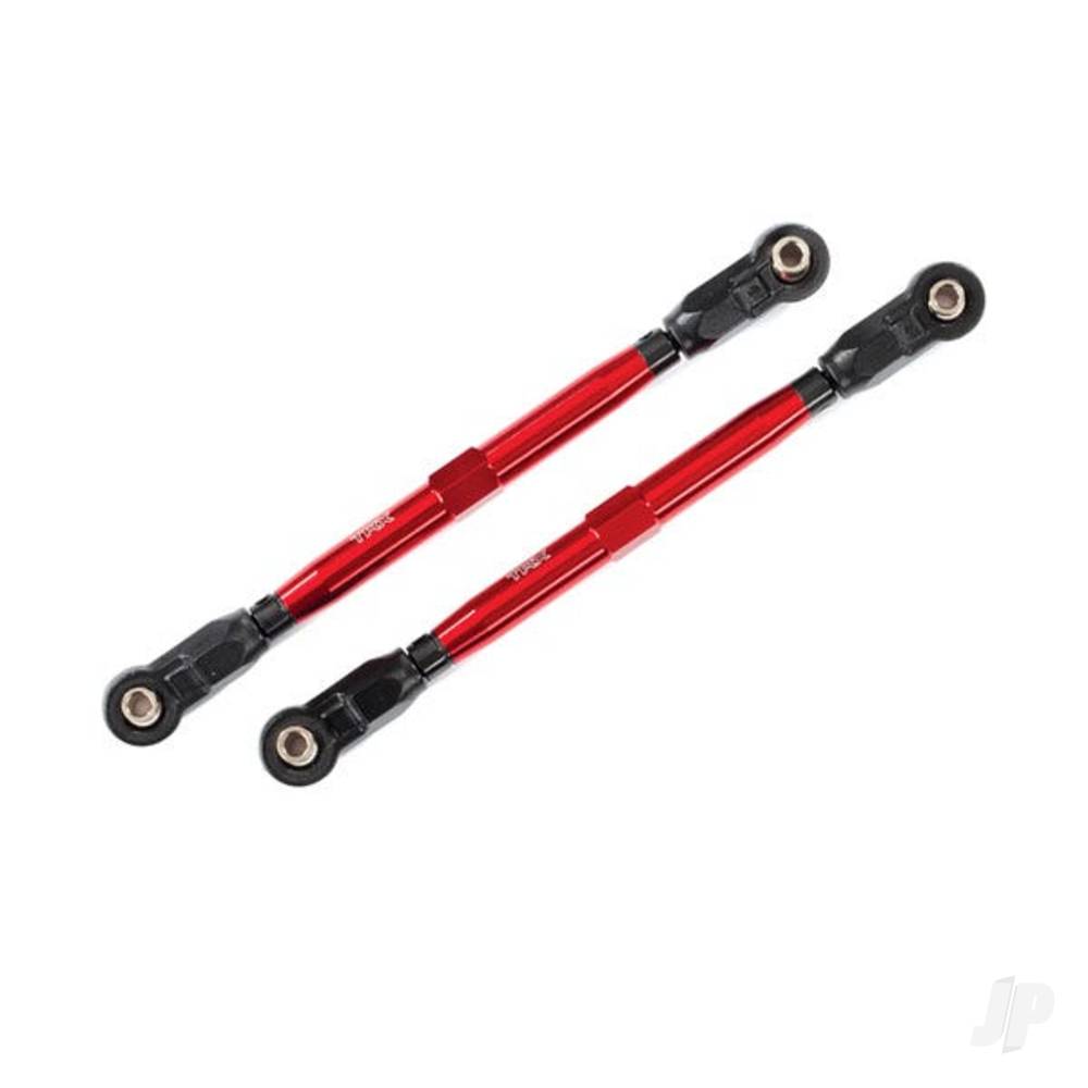 Traxxas Toe links, Front (Tubes Red-anodised, 6061-T6 aluminium) (2 pcs) (for use with #8995 WideMaxx suspension kit) TRX8997R