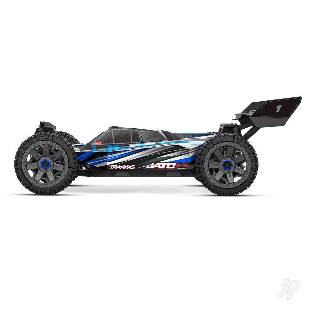 Jato 4X4 BL-2S 1:8 4WD RTR Racing Buggy, Blue (+ TQ 2-ch, BL-2S, 3300kV, Clipless Body)