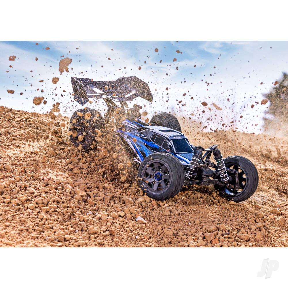 Jato 4X4 BL-2S 1:8 4WD RTR Racing Buggy, Blue (+ TQ 2-ch, BL-2S, 3300kV, Clipless Body)