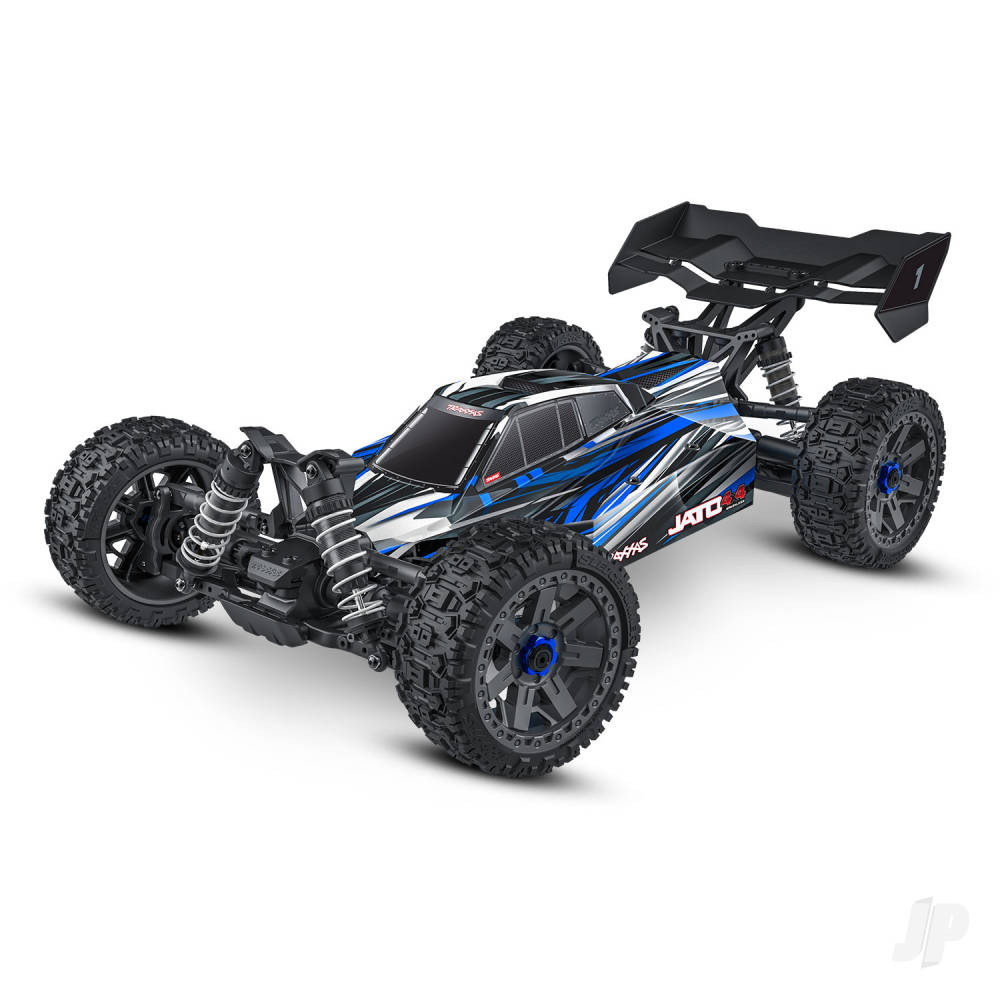 Jato 4X4 BL-2S 1:8 4WD RTR Racing Buggy, Blue (+ TQ 2-ch, BL-2S, 3300kV, Clipless Body)