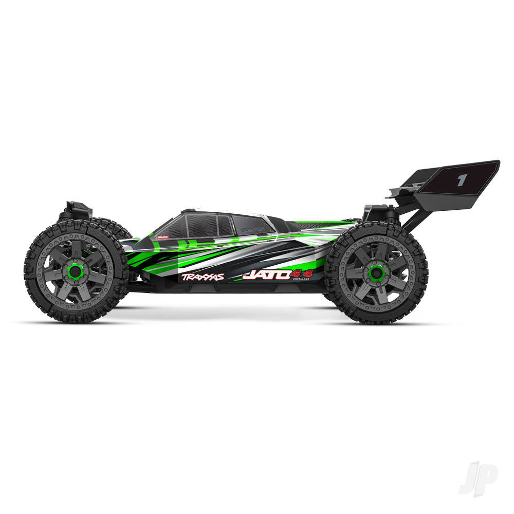 Jato 4X4 BL-2S 1:8 4WD RTR Racing Buggy, Green (+ TQ 2-ch, BL-2S, 3300kV, Clipless Body)