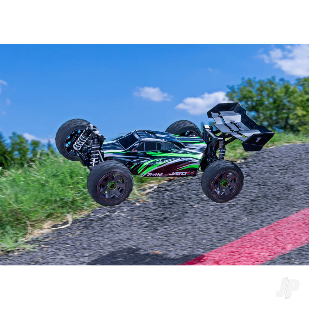 Jato 4X4 BL-2S 1:8 4WD RTR Racing Buggy, Green (+ TQ 2-ch, BL-2S, 3300kV, Clipless Body)