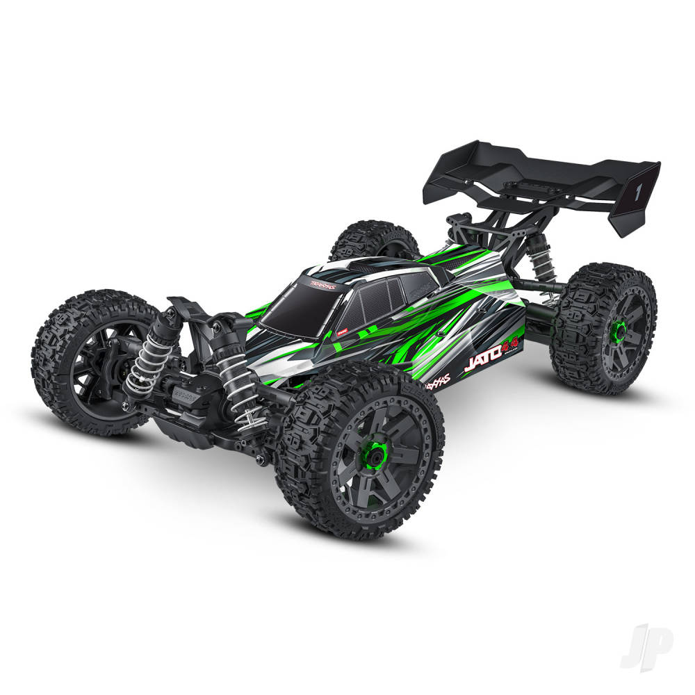 Jato 4X4 BL-2S 1:8 4WD RTR Racing Buggy, Green (+ TQ 2-ch, BL-2S, 3300kV, Clipless Body)