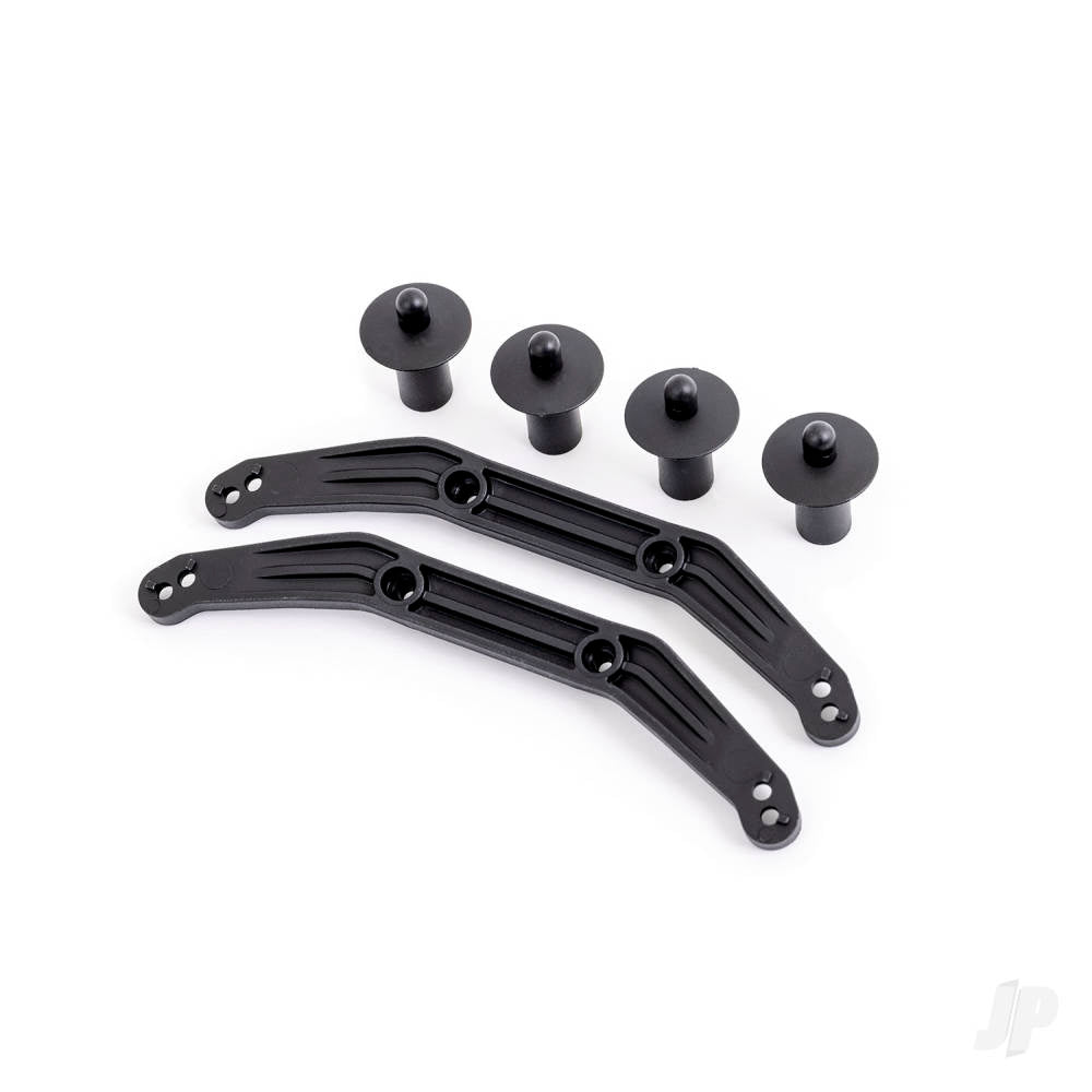 Traxxas Body mounts, front & rear, extreme heavy duty (for use with #9080 upgrade kit) TRX9016