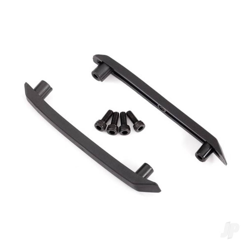 Traxxas Skid Plate, Roof (Body) (Black) / 3x8mm CS (4 pcs) TRX9017