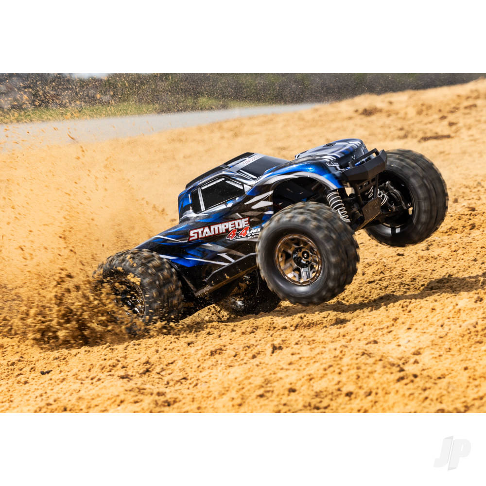 Traxxas Stampede 4X4 HD VXL 1:10 4WD RTR Brushless Electric Short Course T - TRX90376-4-BLUE 5