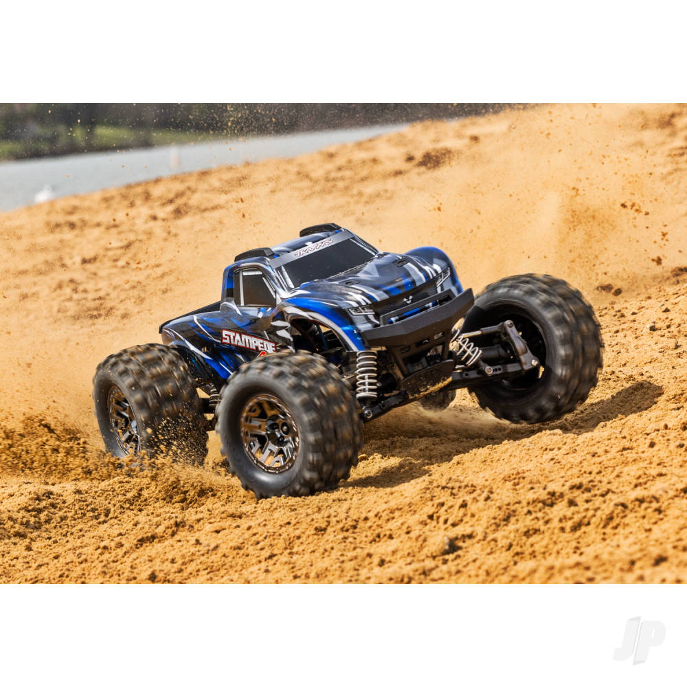 Traxxas Stampede 4X4 HD VXL 1:10 4WD RTR Brushless Electric Short Course T - TRX90376-4-BLUE 6