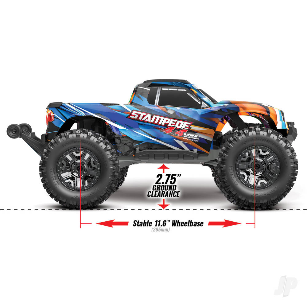 Traxxas Stampede 4X4 HD VXL 1:10 4WD RTR Brushless Electric Short Course T - TRX90376-4-GRN 28