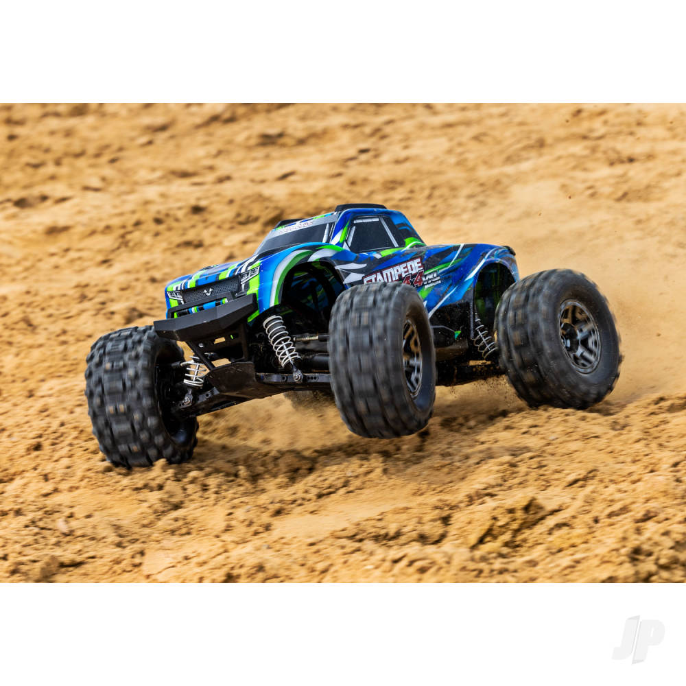 Traxxas Stampede 4X4 HD VXL 1:10 4WD RTR Brushless Electric Short Course T - TRX90376-4-GRN 6