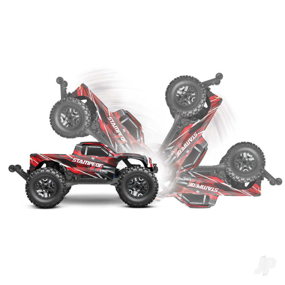 Traxxas Stampede 4X4 HD VXL 1:10 4WD RTR Brushless Electric Short Course T - TRX90376-4-ORNG 25