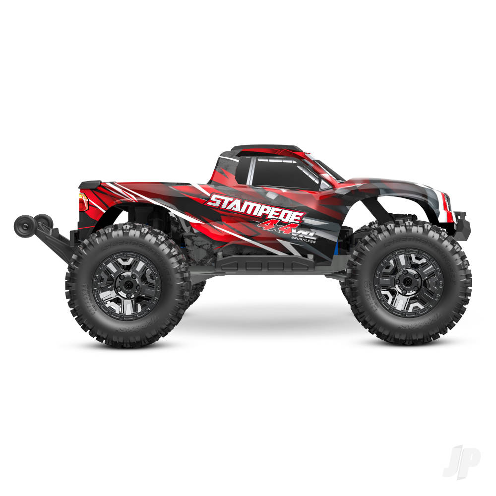 Traxxas Stampede 4X4 HD VXL 1:10 4WD RTR Brushless Electric Short Course T - TRX90376-4-RED 1