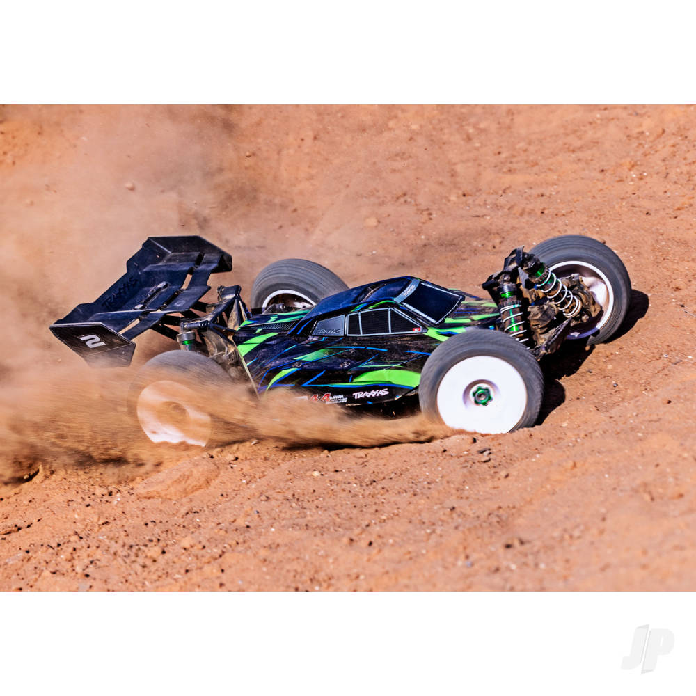 Traxxas Jato 4X4 VXL 1:8 4WD RTR Racing Buggy, Green 