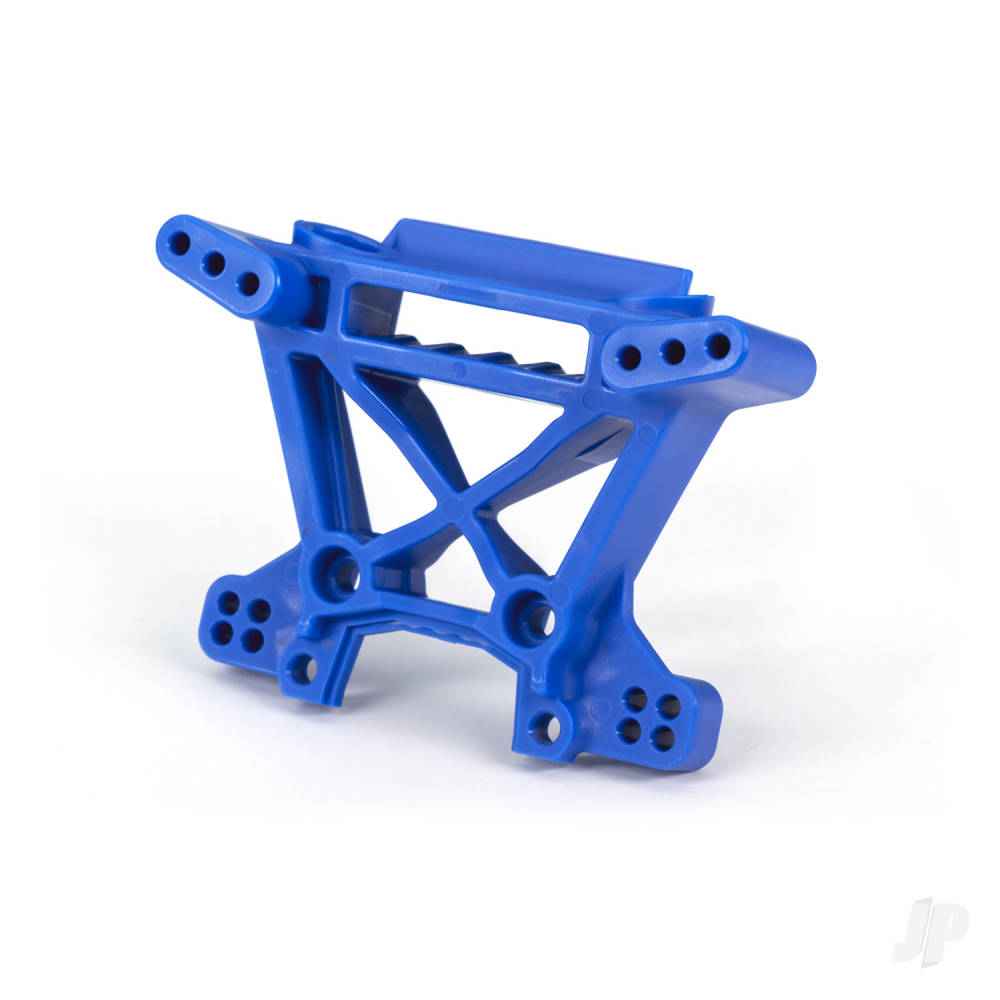 Traxxas Shock tower, front, extreme heavy duty, blue (for use with #9080 upgrade kit) TRX9038X