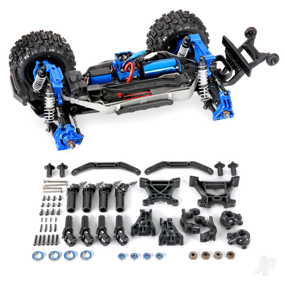 Traxxas Outer Driveline & Suspension Upgrade Kit, extreme heavy duty, gray TRX9080-GRAY