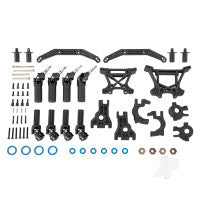 Traxxas Outer Driveline &amp; Suspension Upgrade Kit, extreme heavy duty, black TRX9080 Main