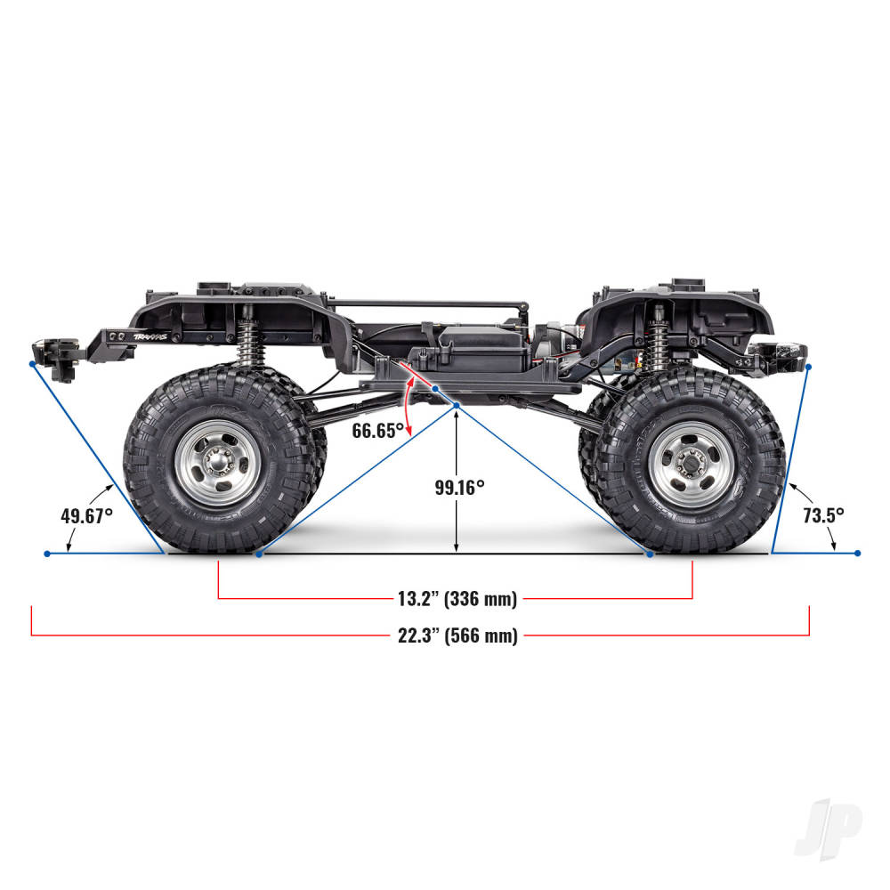 Traxxas TRX-4 Ford 1979 F-150 Ranger XLT High Trail Edition 1:10 4WD Elect - TRX92046-4-BLUE 24