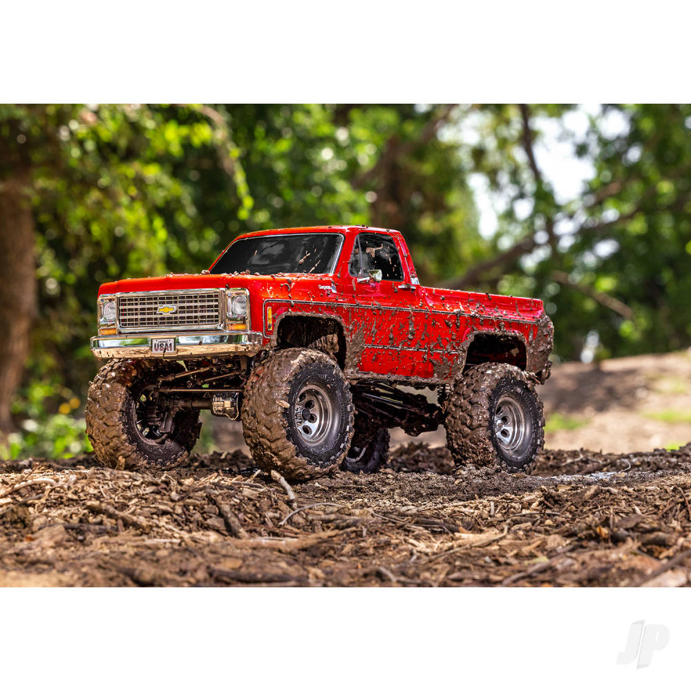 Traxxas TRX-4 1979 Chevrolet K10 Truck 1:10 4WD Electric Trail Crawler, Me - TRX92056-4-BLUE 10