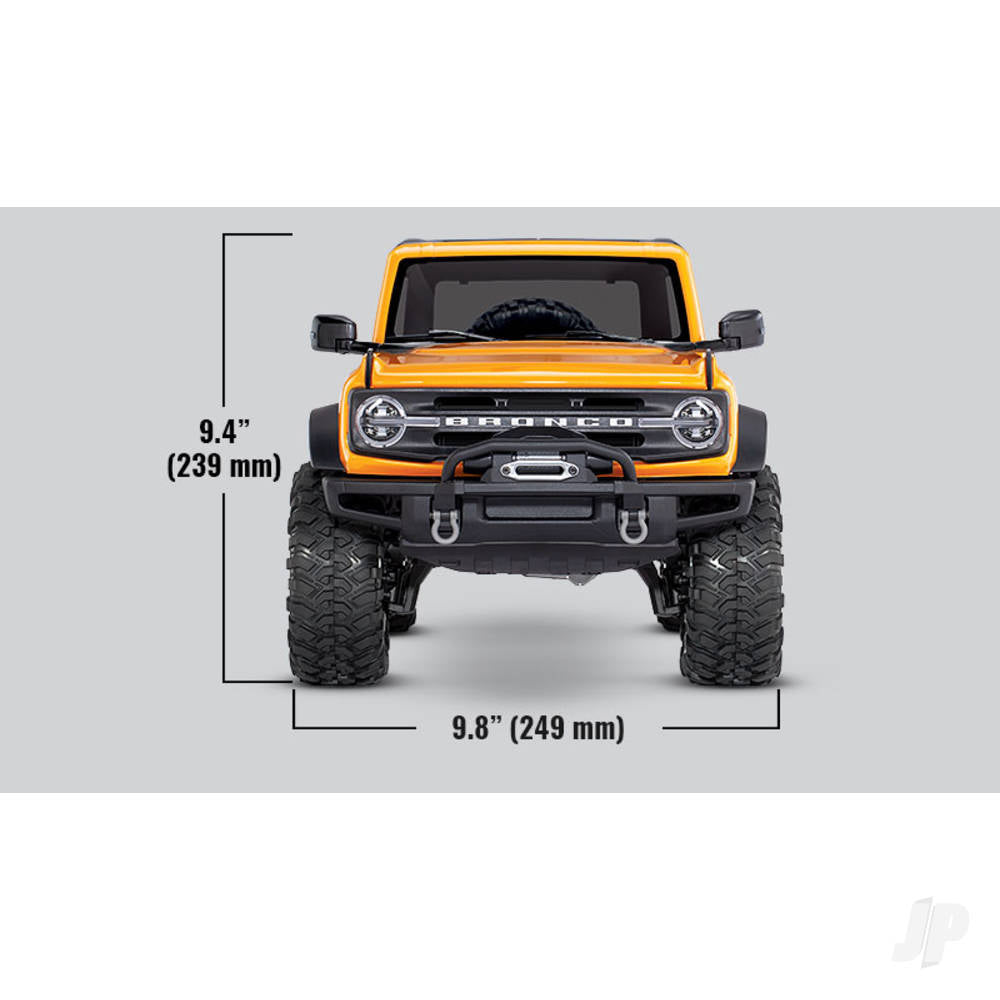 Traxxas Shadow Black TRX-4 2021 Ford Bronco 1:10 4X4 Electric Scale & Trai - TRX92076-4-BLK 24