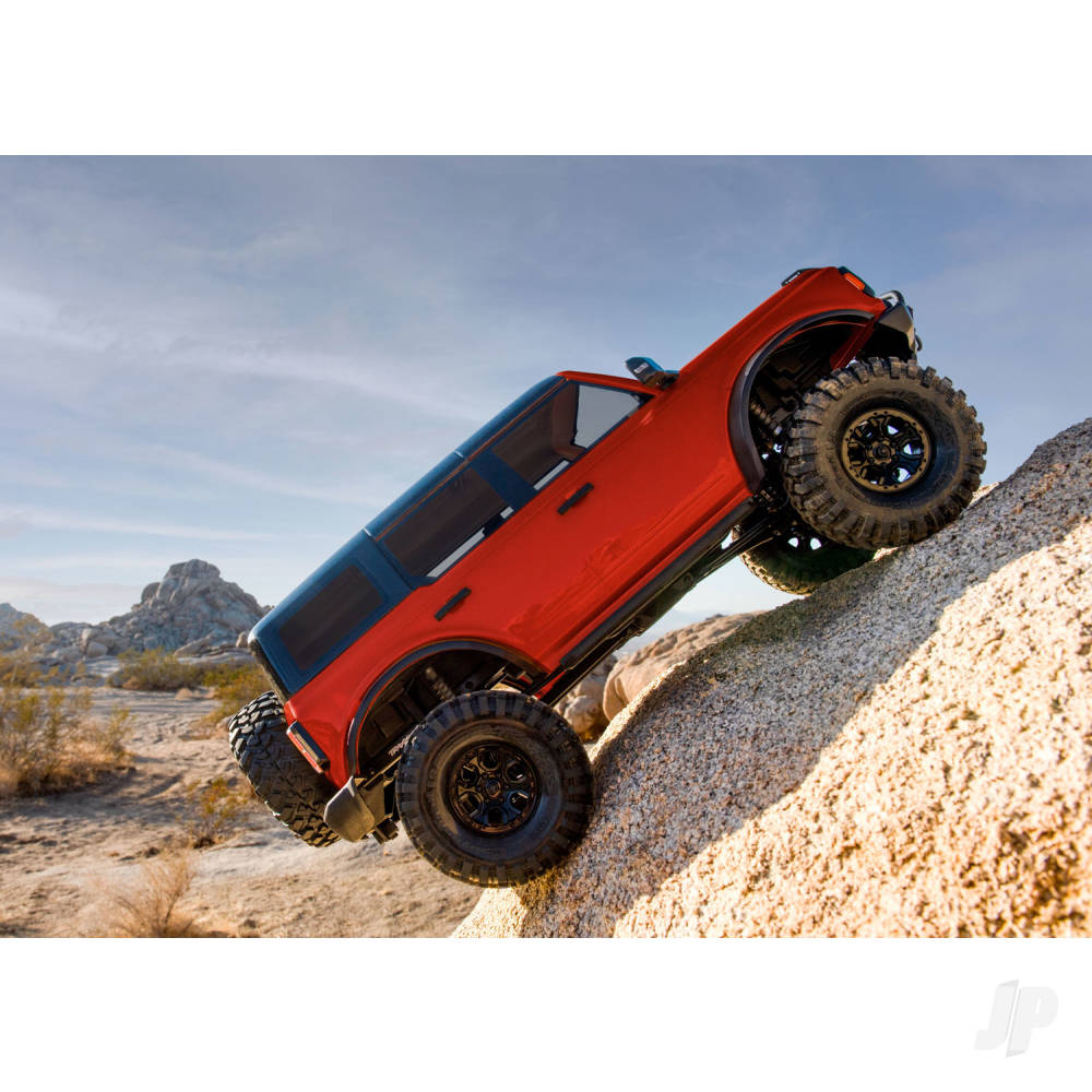 Traxxas Shadow Black TRX-4 2021 Ford Bronco 1:10 4X4 Electric Scale & Trai - TRX92076-4-BLK 4