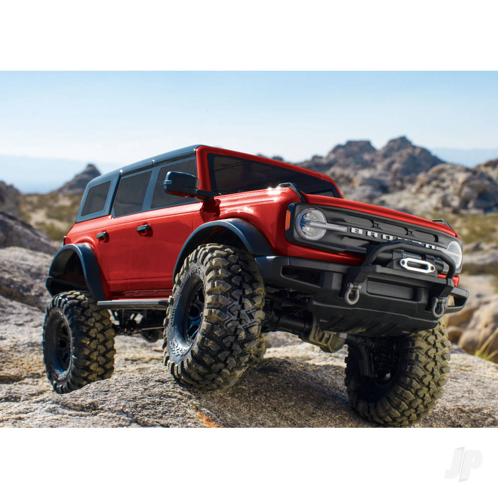 Traxxas Shadow Black TRX-4 2021 Ford Bronco 1:10 4X4 Electric Scale & Trai - TRX92076-4-BLK 6