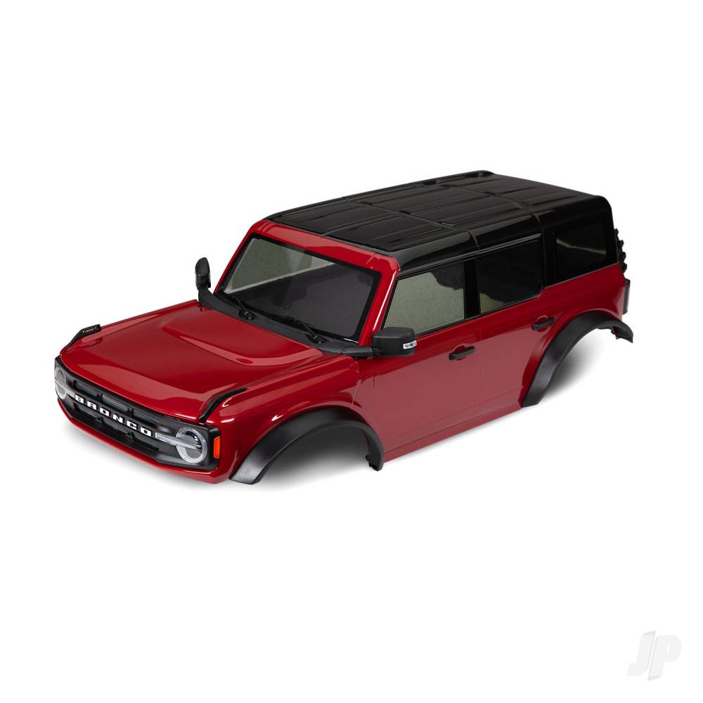 Traxxas Body, Ford Bronco (2021), complete, red (painted) (includes grille - TRX9211R 1