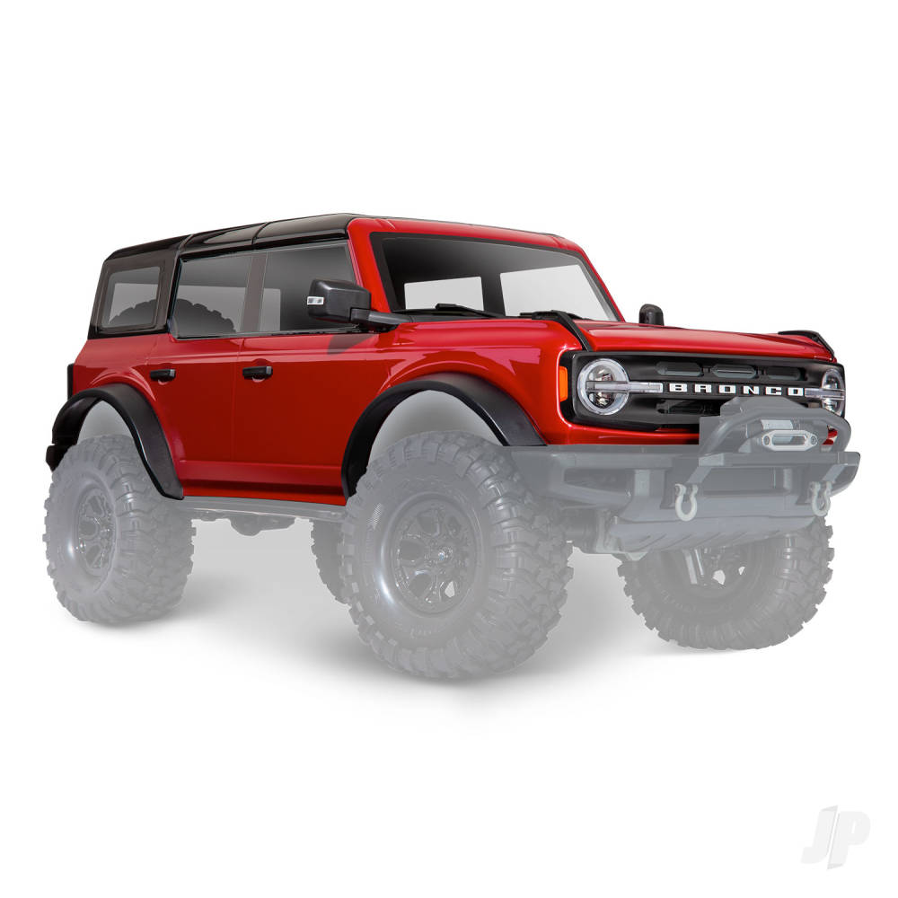 Traxxas Body, Ford Bronco (2021), complete, red (painted) (includes grille - TRX9211R Main