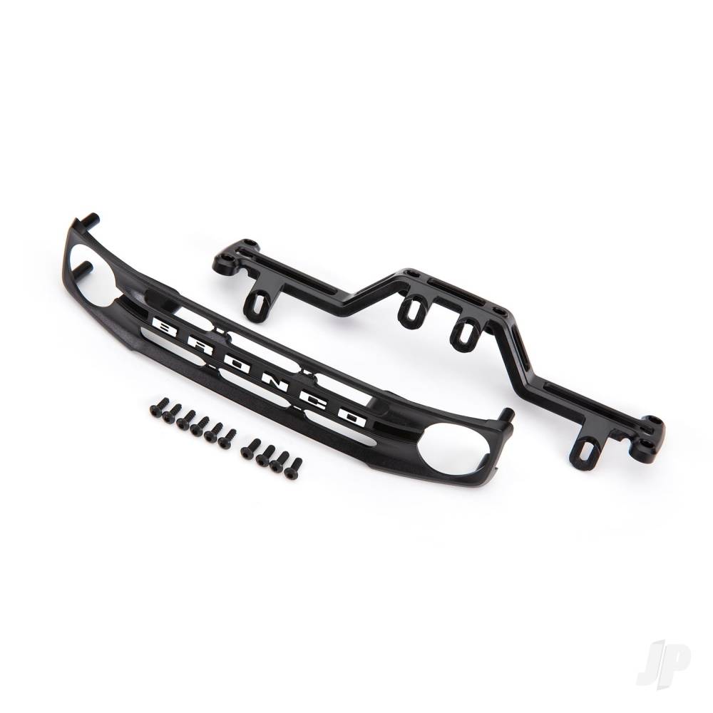 Traxxas Grille, Ford Bronco (2021)/ grille mount/ 2.6x8 BCS (8)/ 3x8 BCS (4)/ 1.6x7 BCS (self-tapping) (4) (fits #9211 body) TRX9220