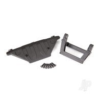 Traxxas Bumper mount, front/ Skid plate/ 3x12mm BCS (7) TRX9223