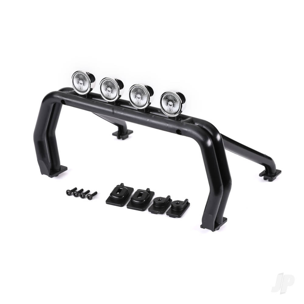 Traxxas Roll bar (black)/ mounts (front (2), rear (left & right))/ 2.6x12mm BCS (self-tapping) (4) (fits #9212 body) TRX9262R